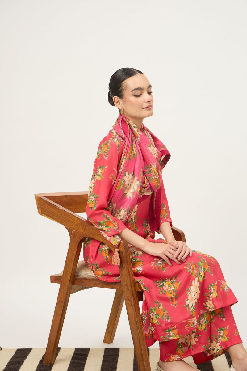 Narangi Habutai Co-Ord Set