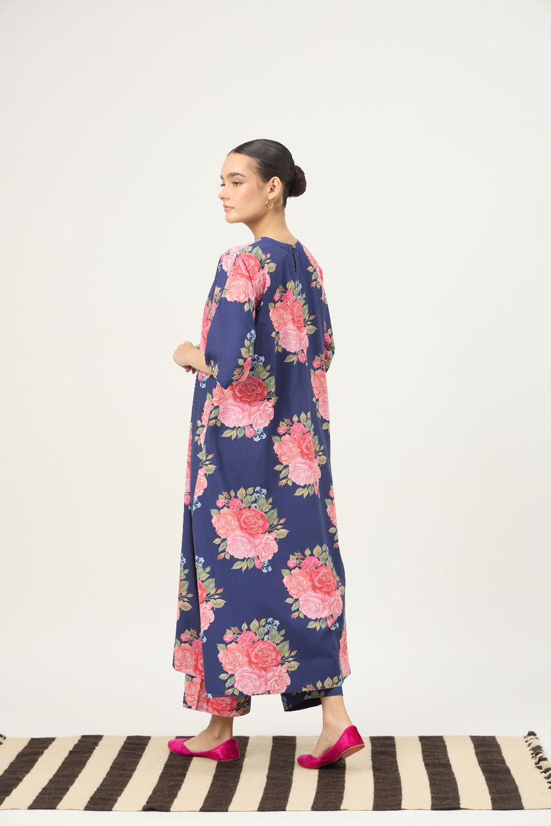 Nayab Indigo Chaakbagla Set