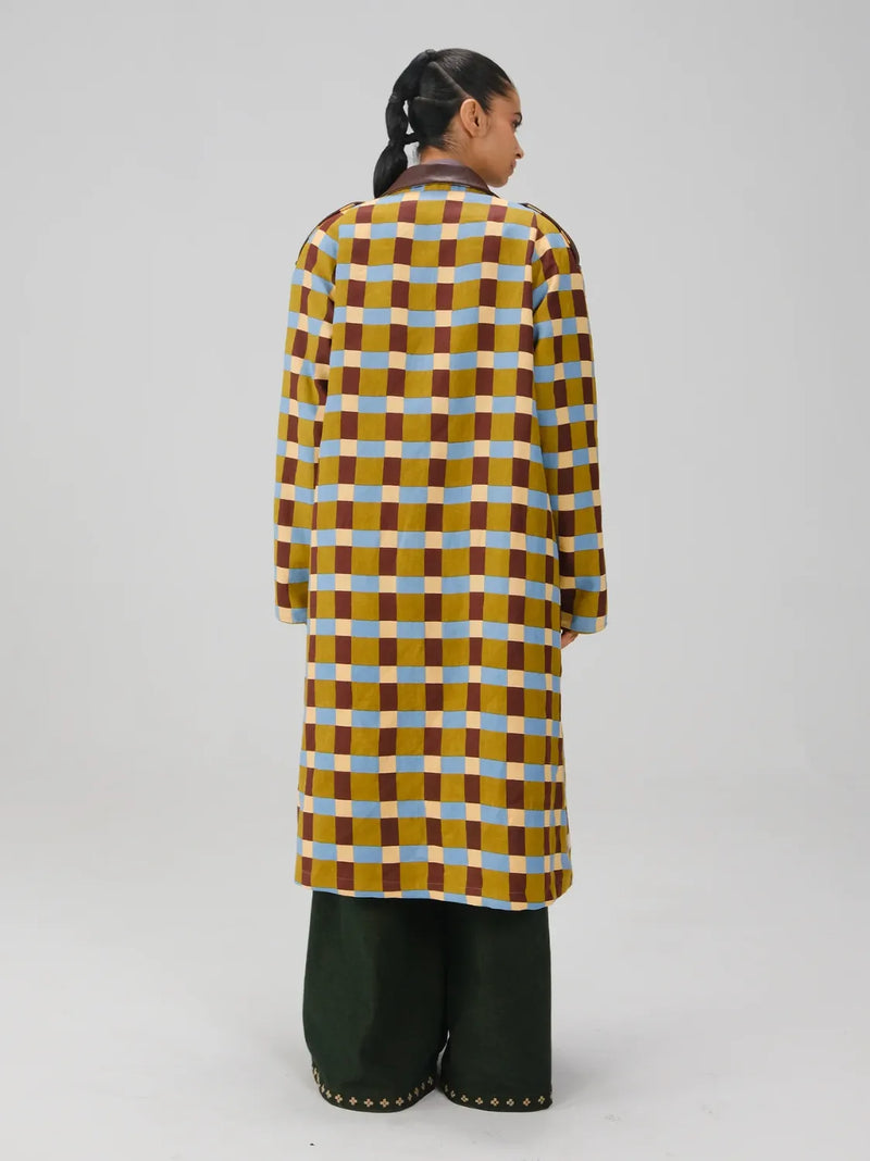 Newton Trench - Inlay Checks twill by CORD for women in Singapore