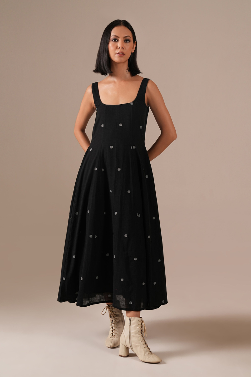 Noire Dress 100% cotton Buy Noire Dress from C&W | Dresses for Women by Indigo Dreams for women in Singapore