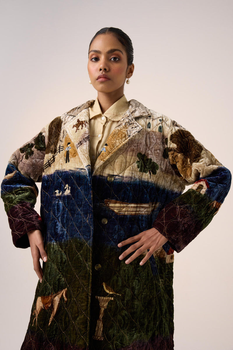 NORMA JACKET -VILLAGE PRINT by CORD for women in Singapore