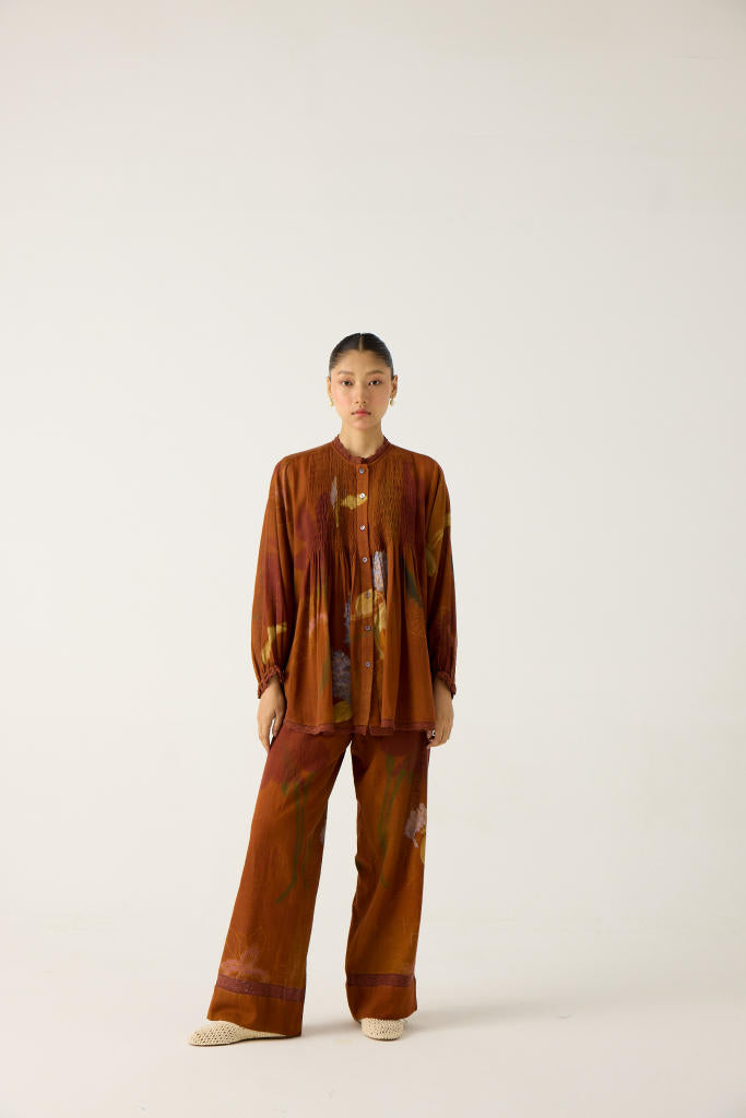 NOVA TOP-FOLIAGE cotton by CORD in multi for women in Singapore