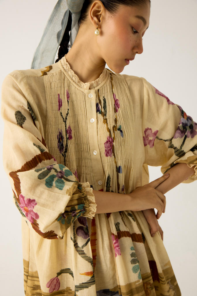 NOVA TOP-SAFARI cotton by CORD in multi for women in Singapore