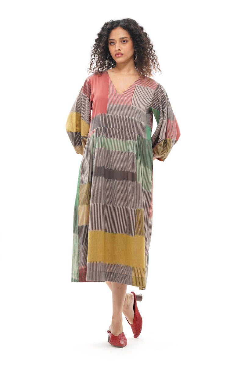 OCHA LANTERN SLEEVE MAXI