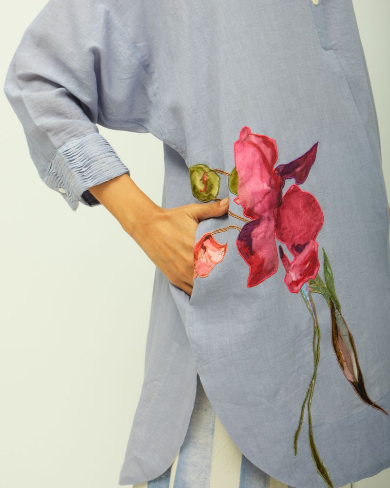 Flamingo Applique Shirt