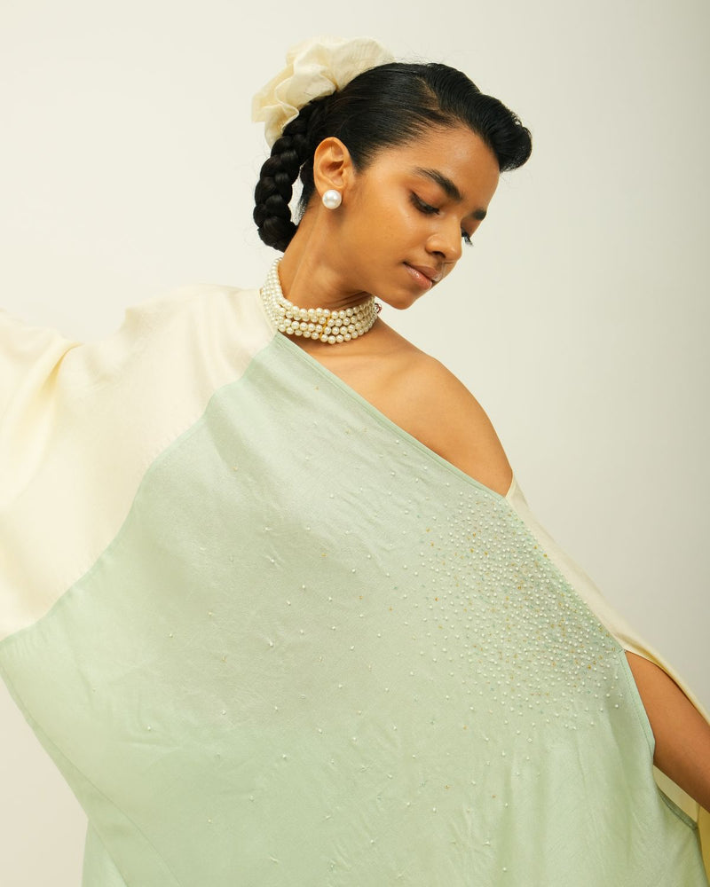 Teal Bloom top