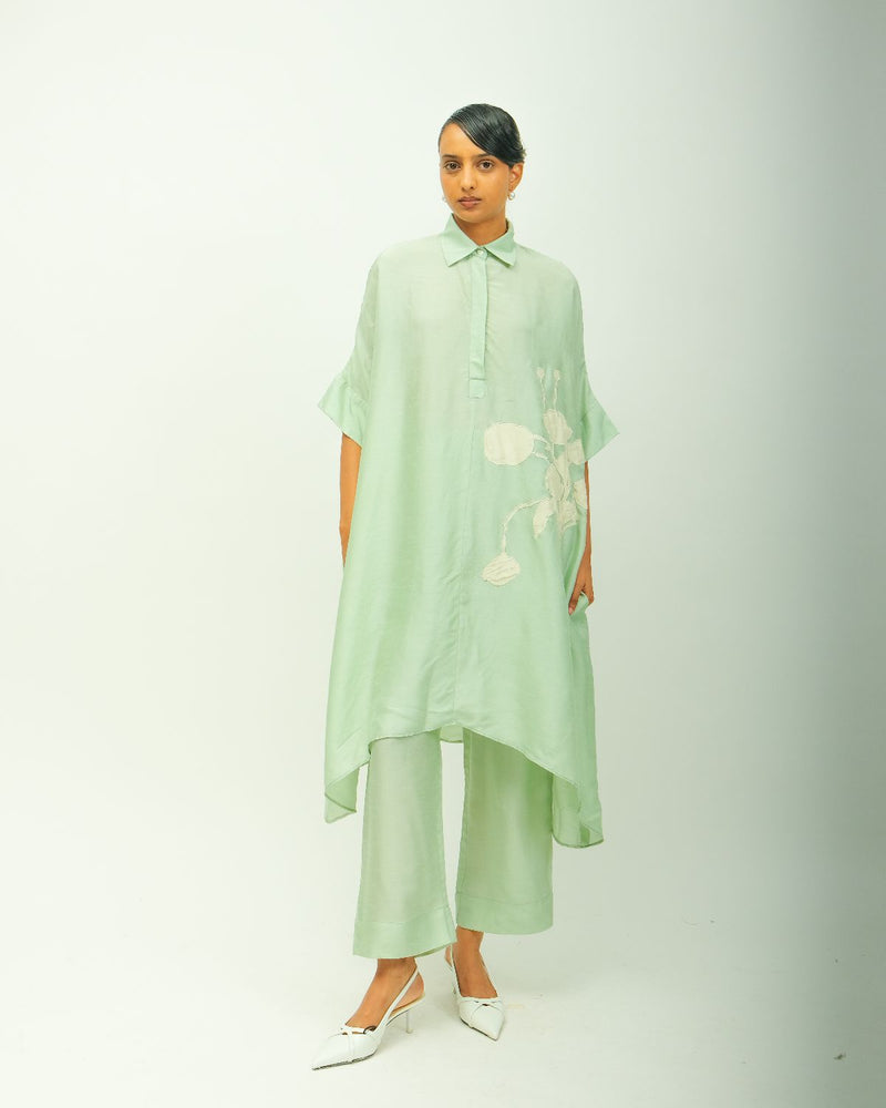 Teal BloomTunic