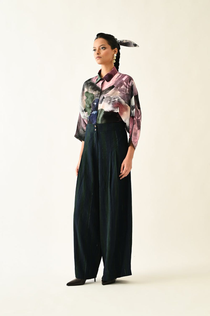 Navy Stripes PP Pant