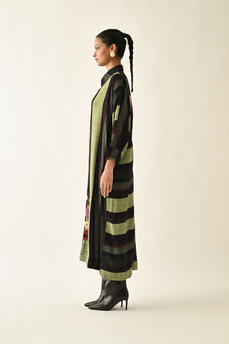 Moss Stripes MH Dress