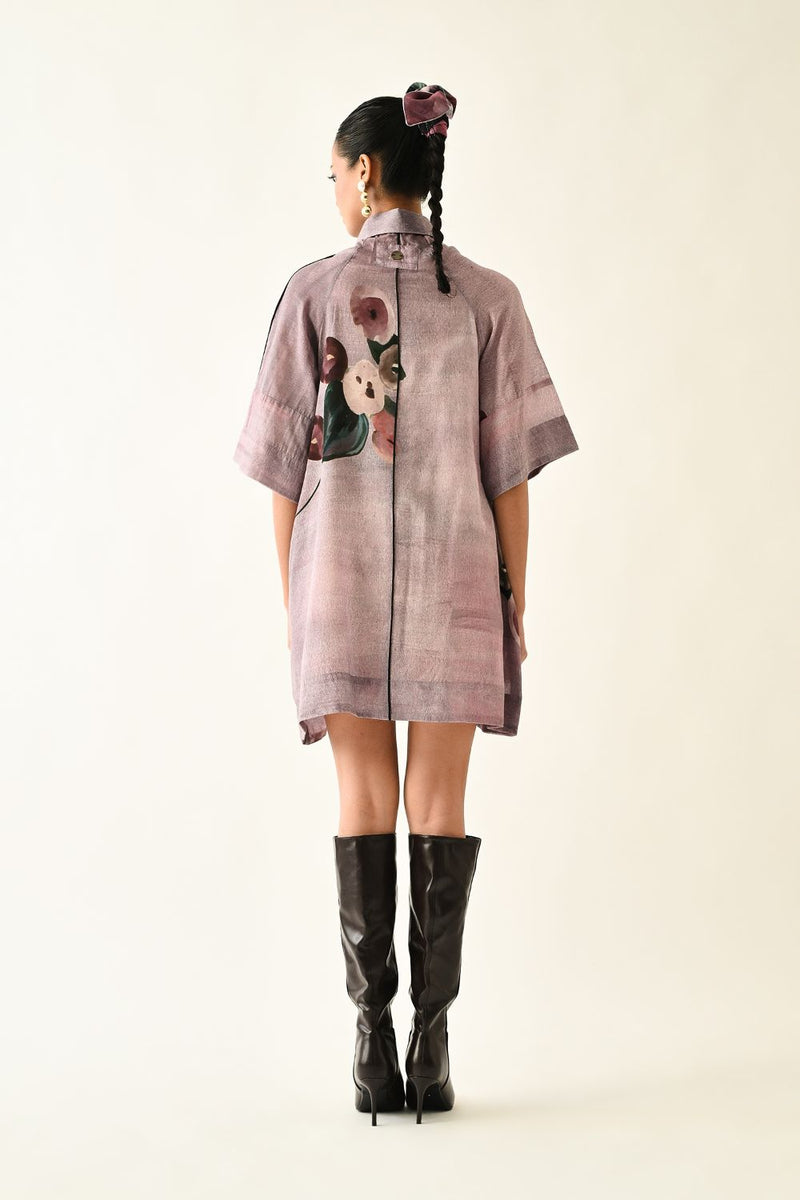 Dusk Pink Aline Short Dress