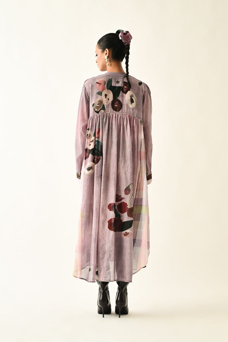 Dusk Pink Thistle Dress