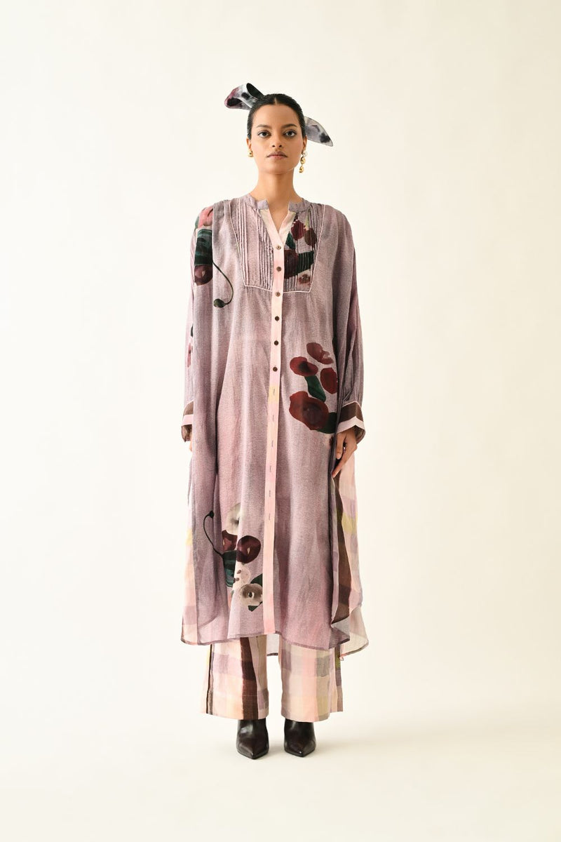 Dusk Pink Thistle Dress