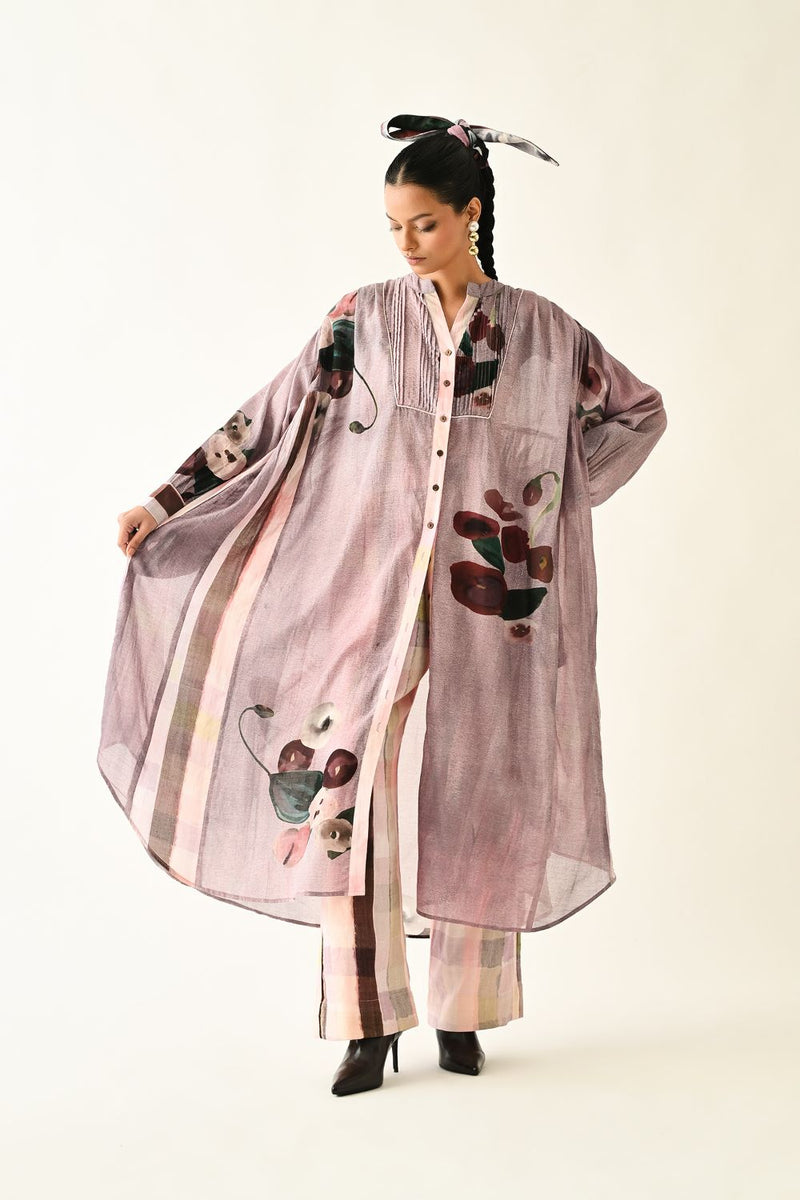 Dusk Pink Thistle Dress