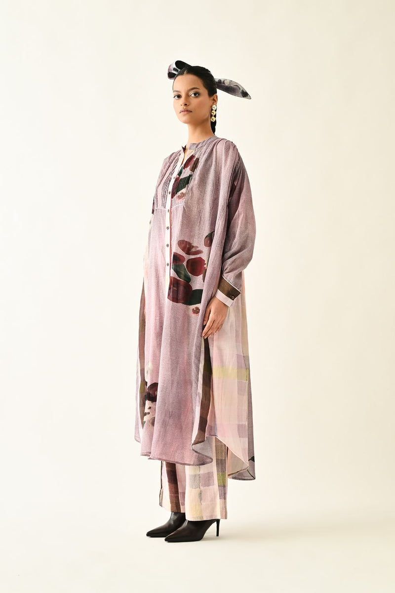 Dusk Pink Thistle Dress