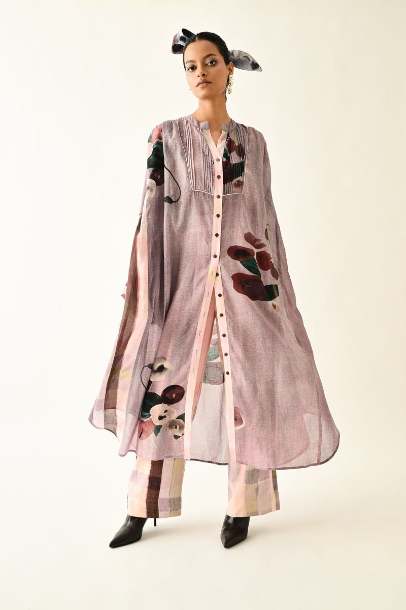 Dusk Pink Thistle Dress