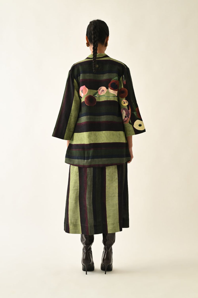 Moss Stripes Aline Set