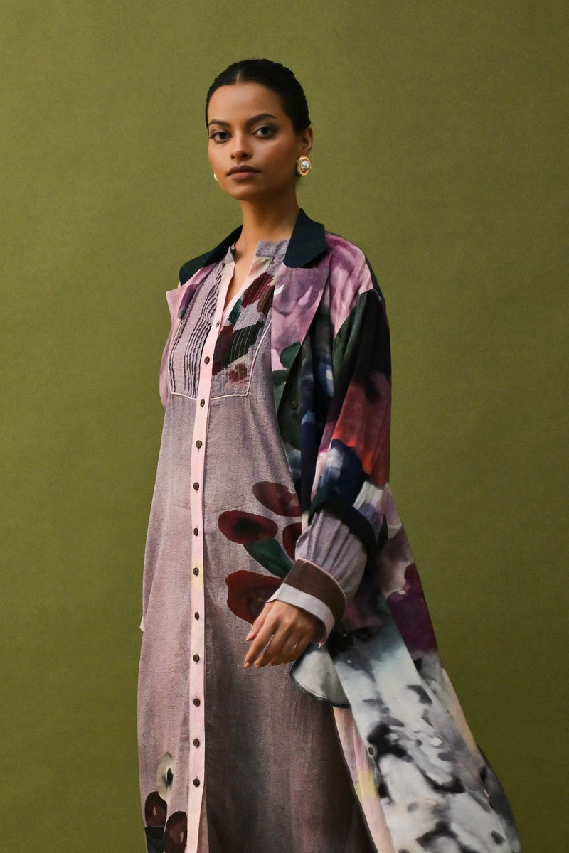 Dusk Pink Trench Set