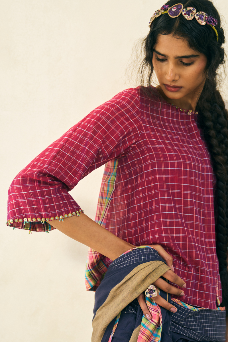 Oscar Set cotton by SWATTI KAPOOR in multi color for women in Singapore