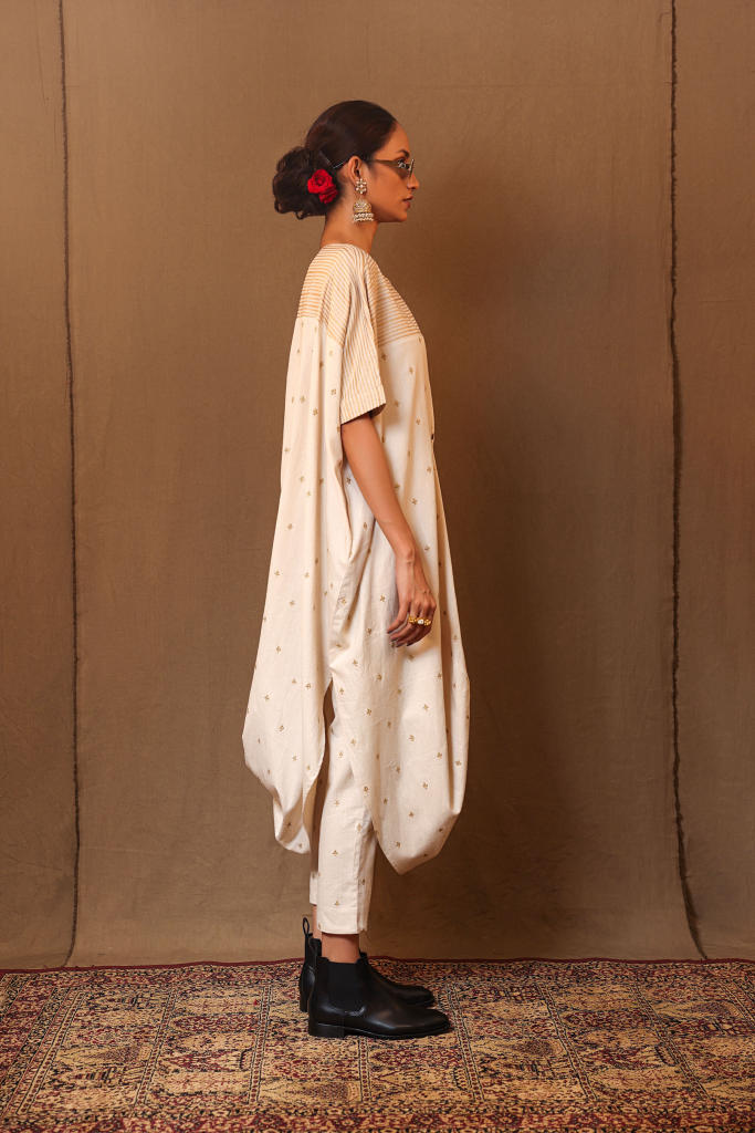 Off-White Club EMB SE Pants 100% cotton by Mati in white color for women in Singapore