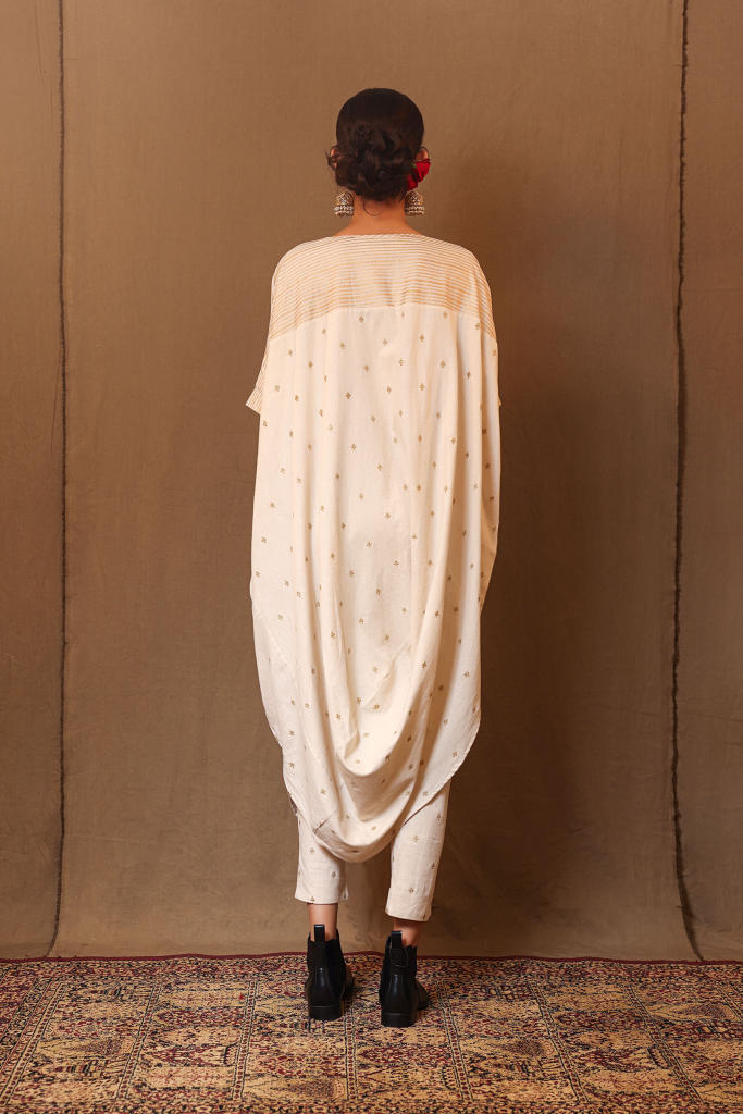 Off-White Club EMB SE Pants 100% cotton by Mati in white color for women in Singapore