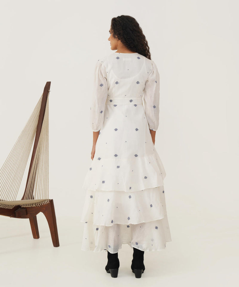 OLIVE DRESS 100% cotton Buy OLIVE DRESS from C&W | Dresses for Women by Indigo Dreams in white color for women in Singapore