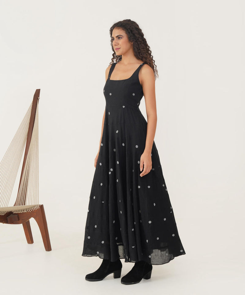 OLIVIA DRESS 100% cotton Buy OLIVIA DRESS from C&W | Dresses for Women by Indigo Dreams in black color for women in Singapore