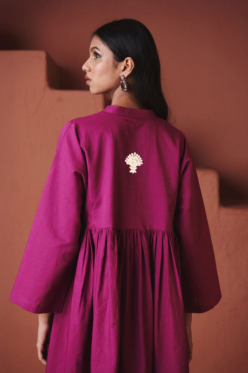 Orchid Co Linen Gathered Shirt Set