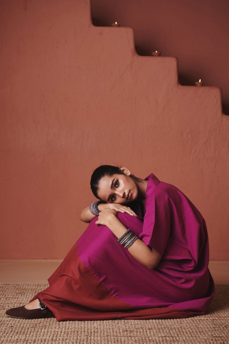 Orchid Co Linen Kaftan Dress