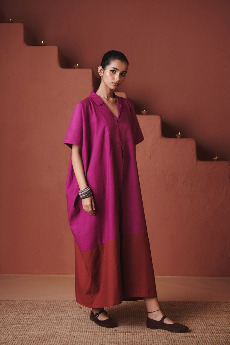 Orchid Co Linen Kaftan Dress