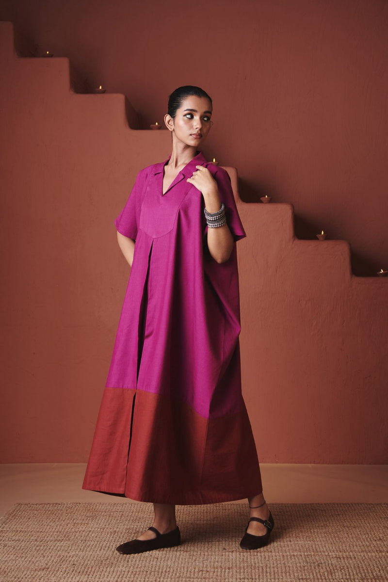 Orchid Co Linen Kaftan Dress