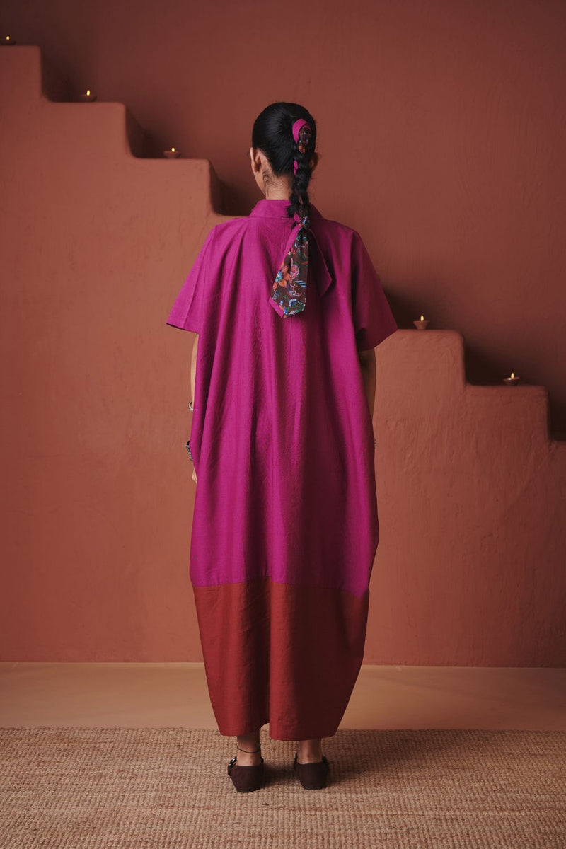 Orchid Co Linen Kaftan Dress