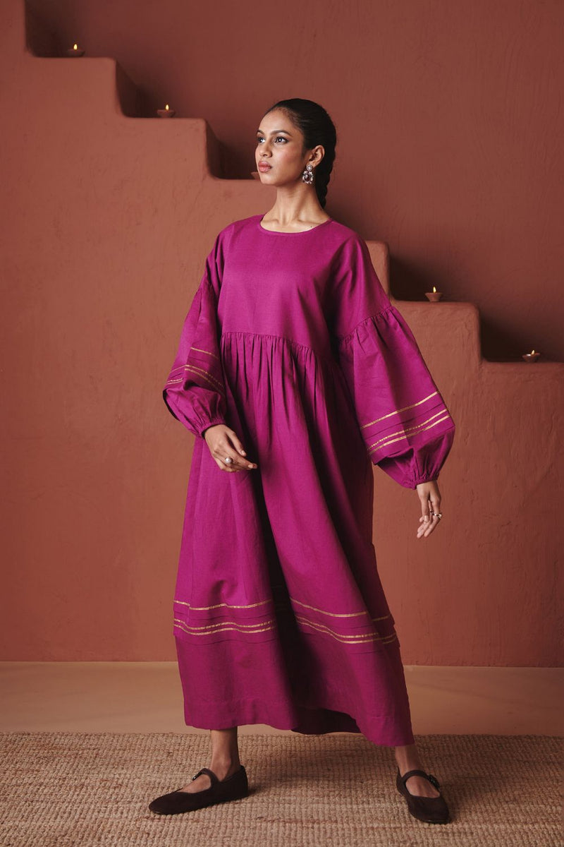 Orchid Co Linen Sack Dress