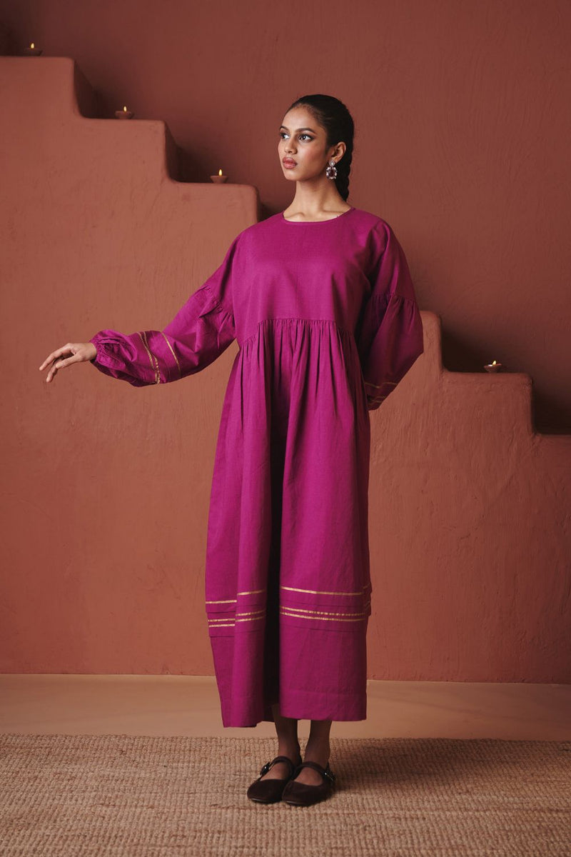 Orchid Co Linen Sack Dress