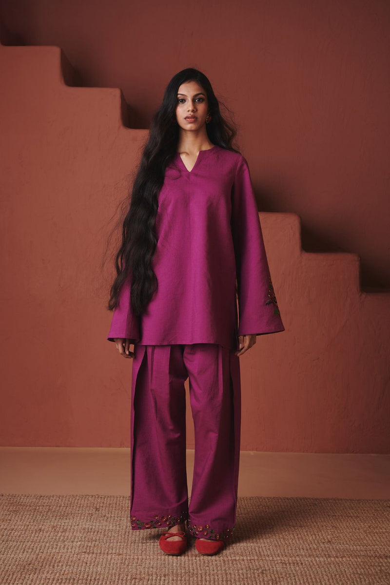 Orchid Co linen Farsi Kurta Set