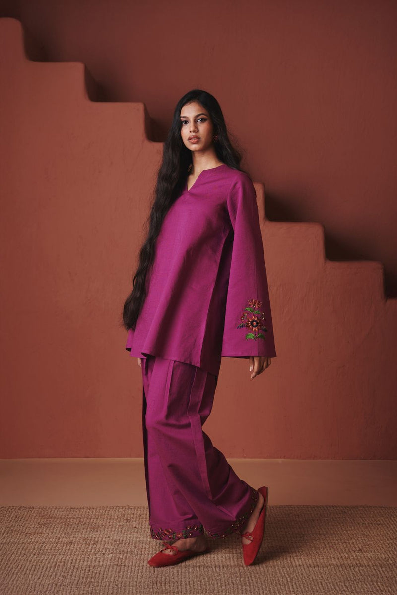 Orchid Co linen Farsi Kurta Set