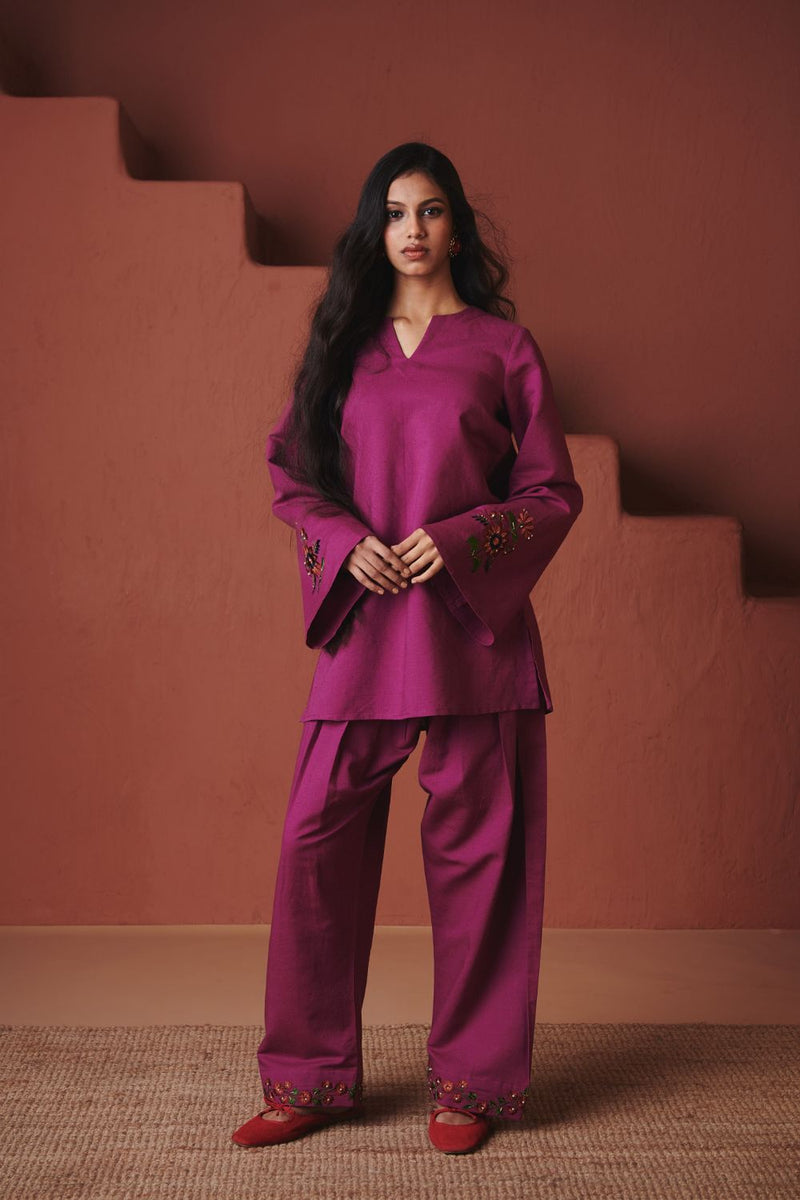 Orchid Co linen Farsi Kurta Set