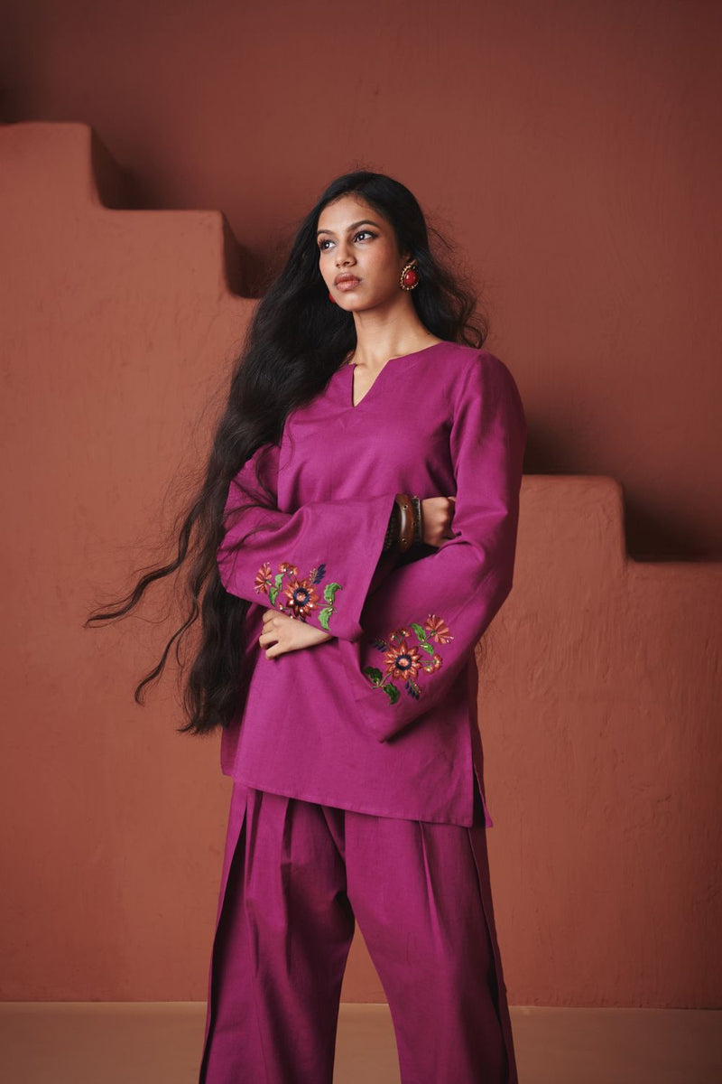Orchid Co linen Farsi Kurta Set