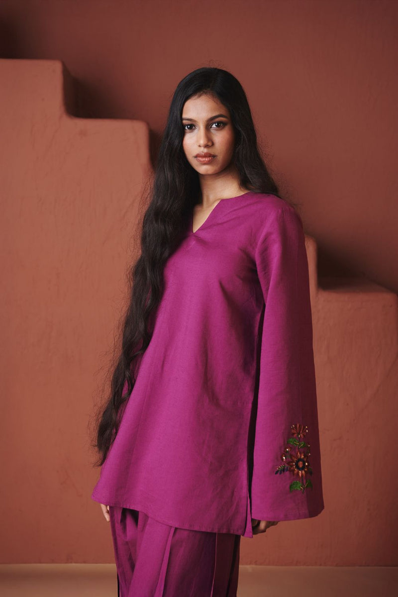 Orchid Co linen Farsi Kurta Set