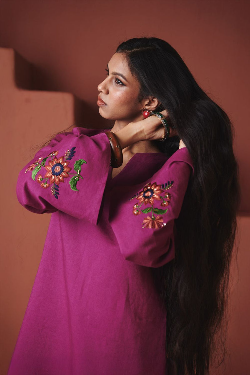 Orchid Co linen Farsi Kurta Set