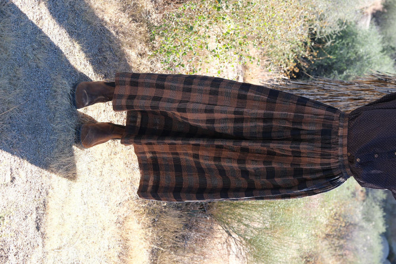Oxford skirt cotton by World of Crow in multi color for women in Singapore