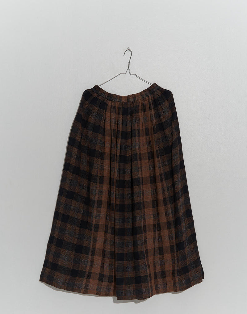 Oxford skirt cotton by World of Crow in multi color for women in Singapore