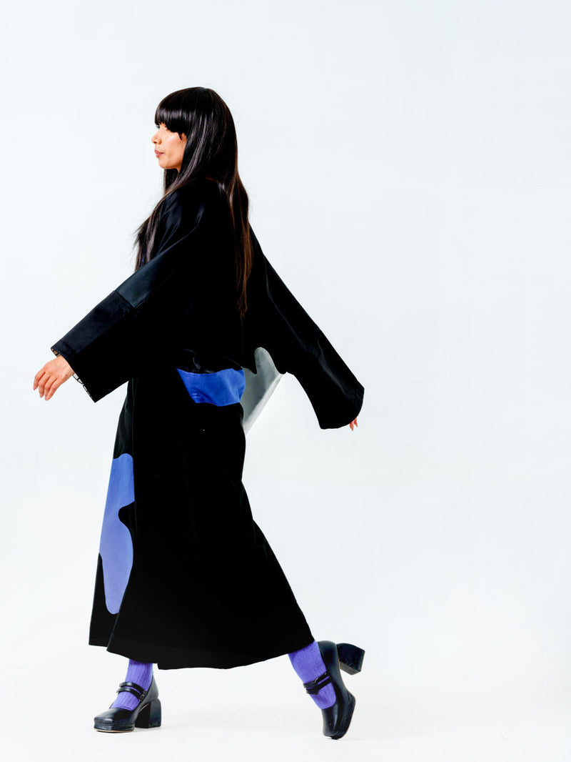 Oyster Top cotton matty tops and shirts by Stoique in black, blue for women in Singapore