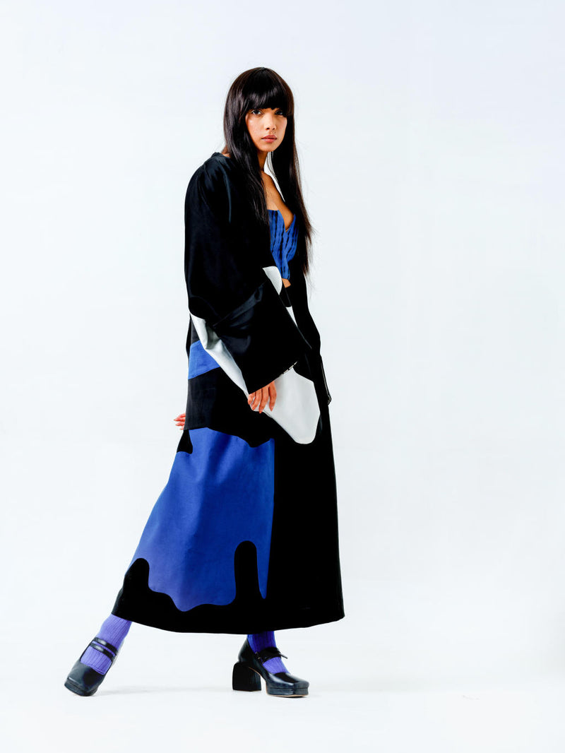 Oyster Top cotton matty tops and shirts by Stoique in black, blue for women in Singapore