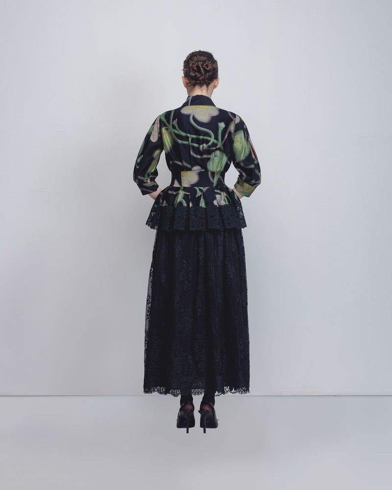 Paron Print Ame Dress - Paron Print + Black Buy Paron Print Ame Dress - Paron Print + Black from C&W | Dresses for Women by Leh Studios in black color for women in Singapore