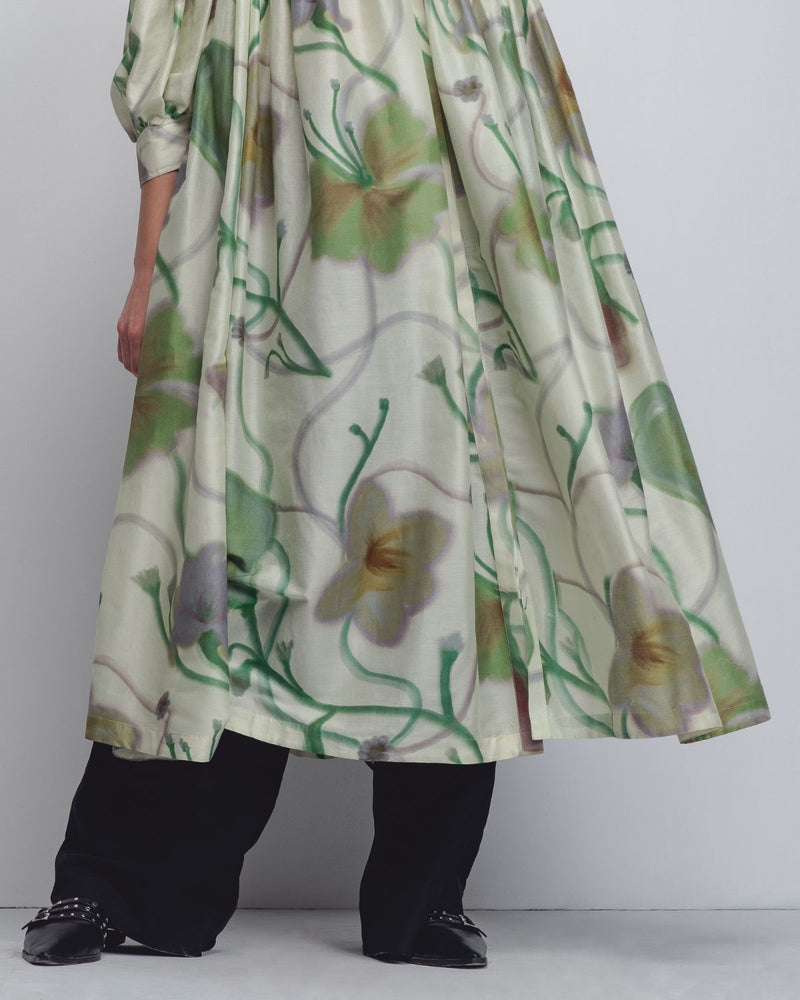 Paron Print Drop Shirt Dress - Paron Print in Mint cotton Buy Paron Print Drop Shirt Dress - Paron Print in Mint from C&W | Dresses for Women by Leh Studios for women in Singapore