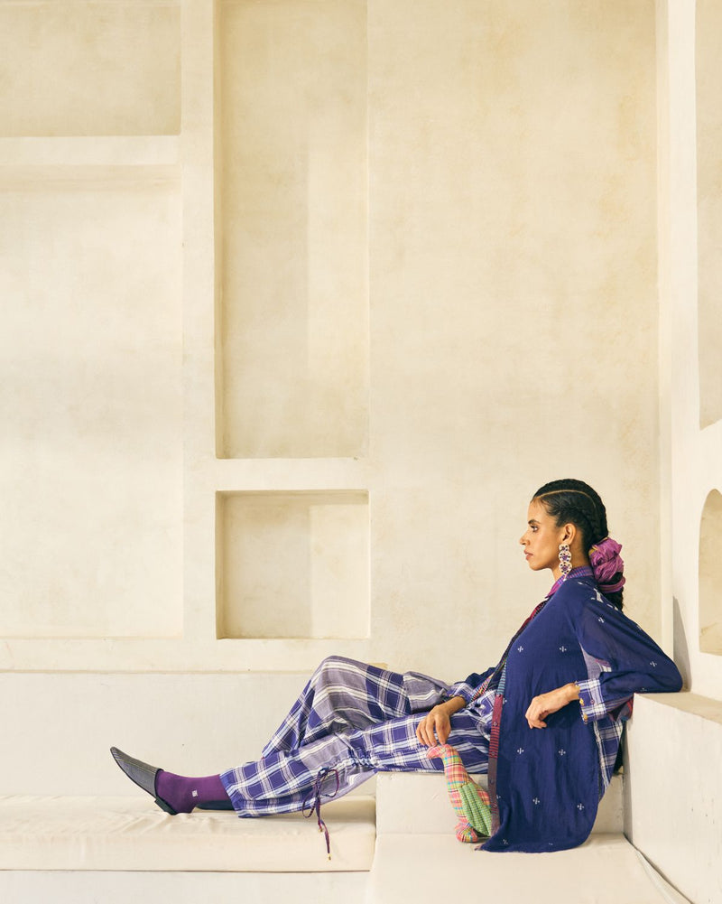 Peter Set cotton by SWATTI KAPOOR in multi color for women in Singapore