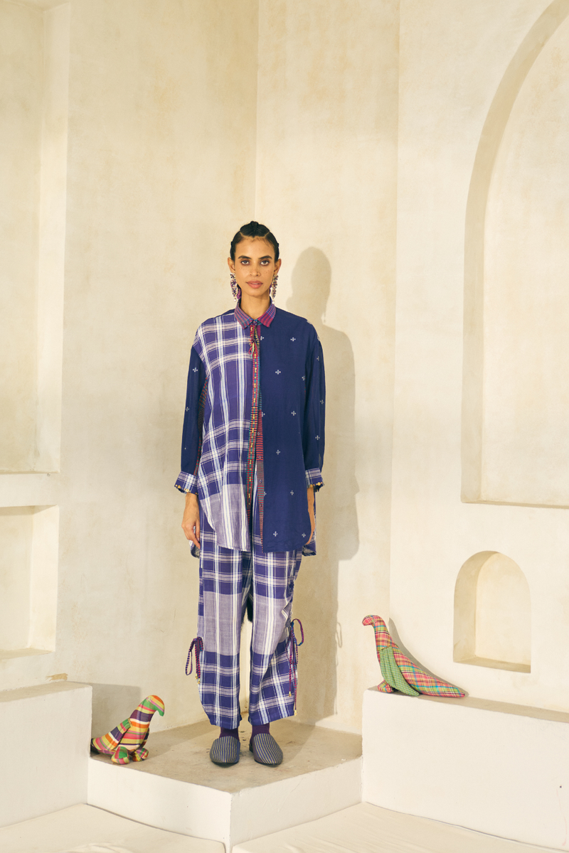 Peter Set cotton by SWATTI KAPOOR in multi color for women in Singapore