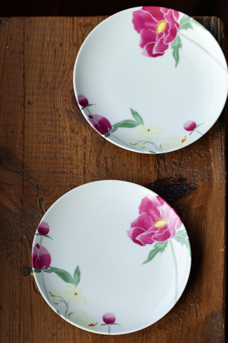Postcards from Shimla- Anemone Quarter Plates
