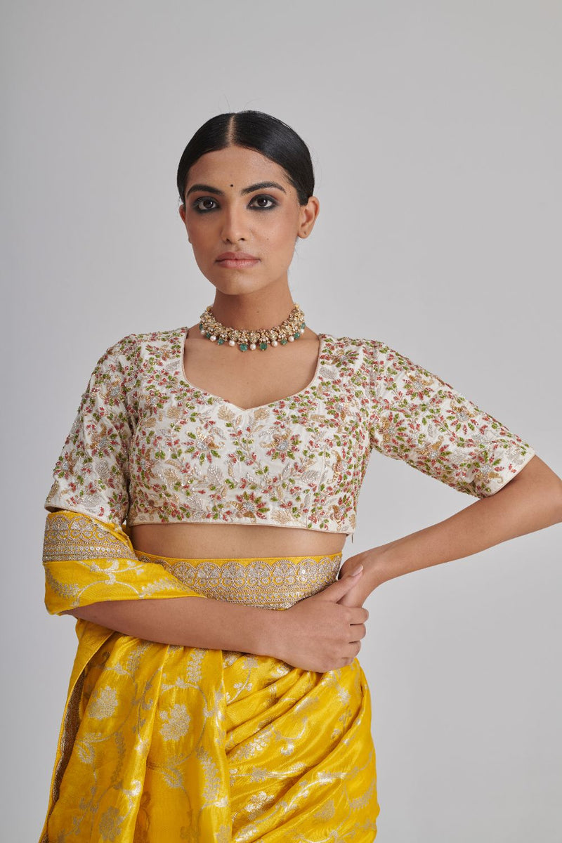 PHALGUN & MYRA SAREE & BLOUSE