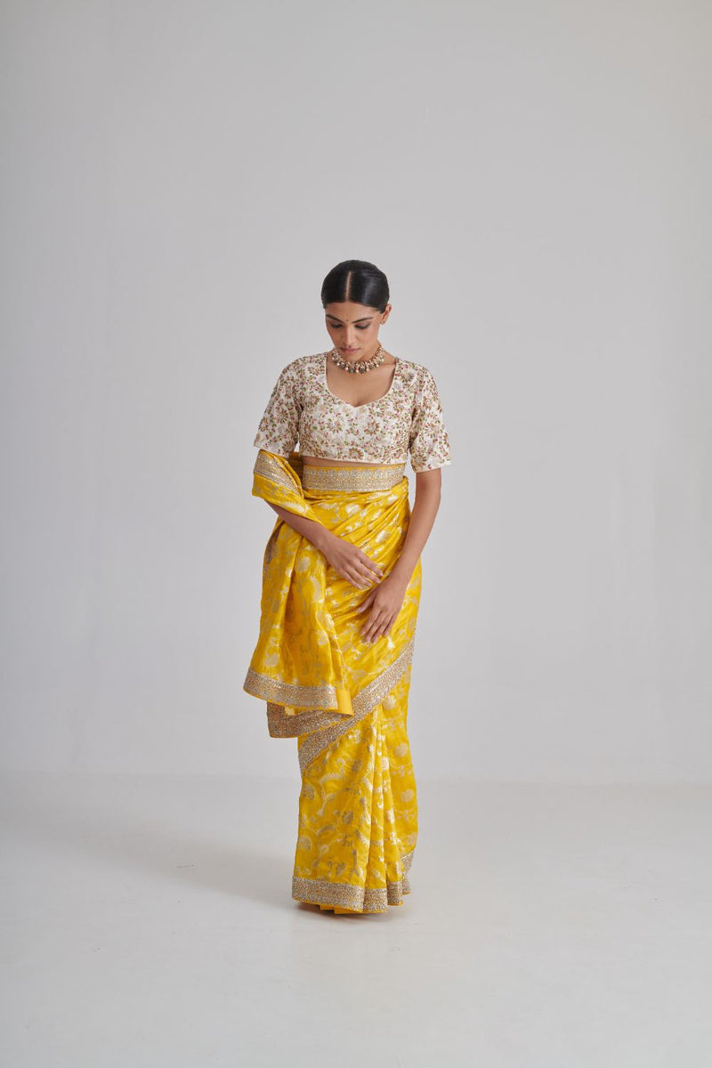 PHALGUN & MYRA SAREE & BLOUSE